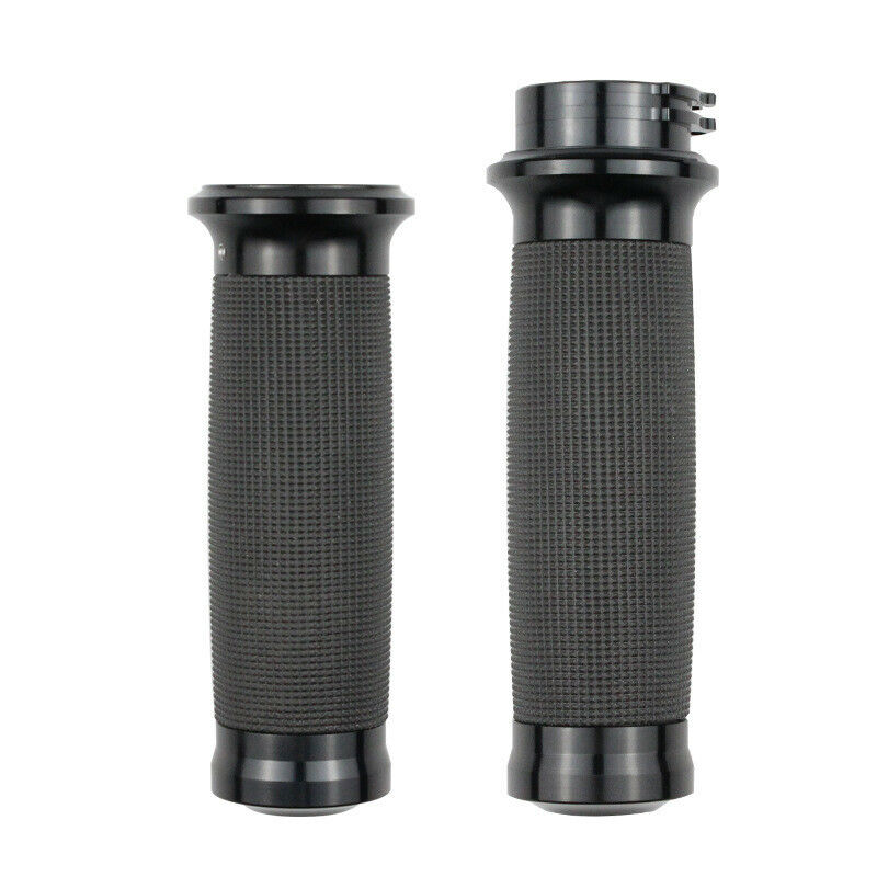 2PCS 25mm Motorcycle Scooter Bike 1" Rubber Handle Bar Hand Grip Anti-skid Cover