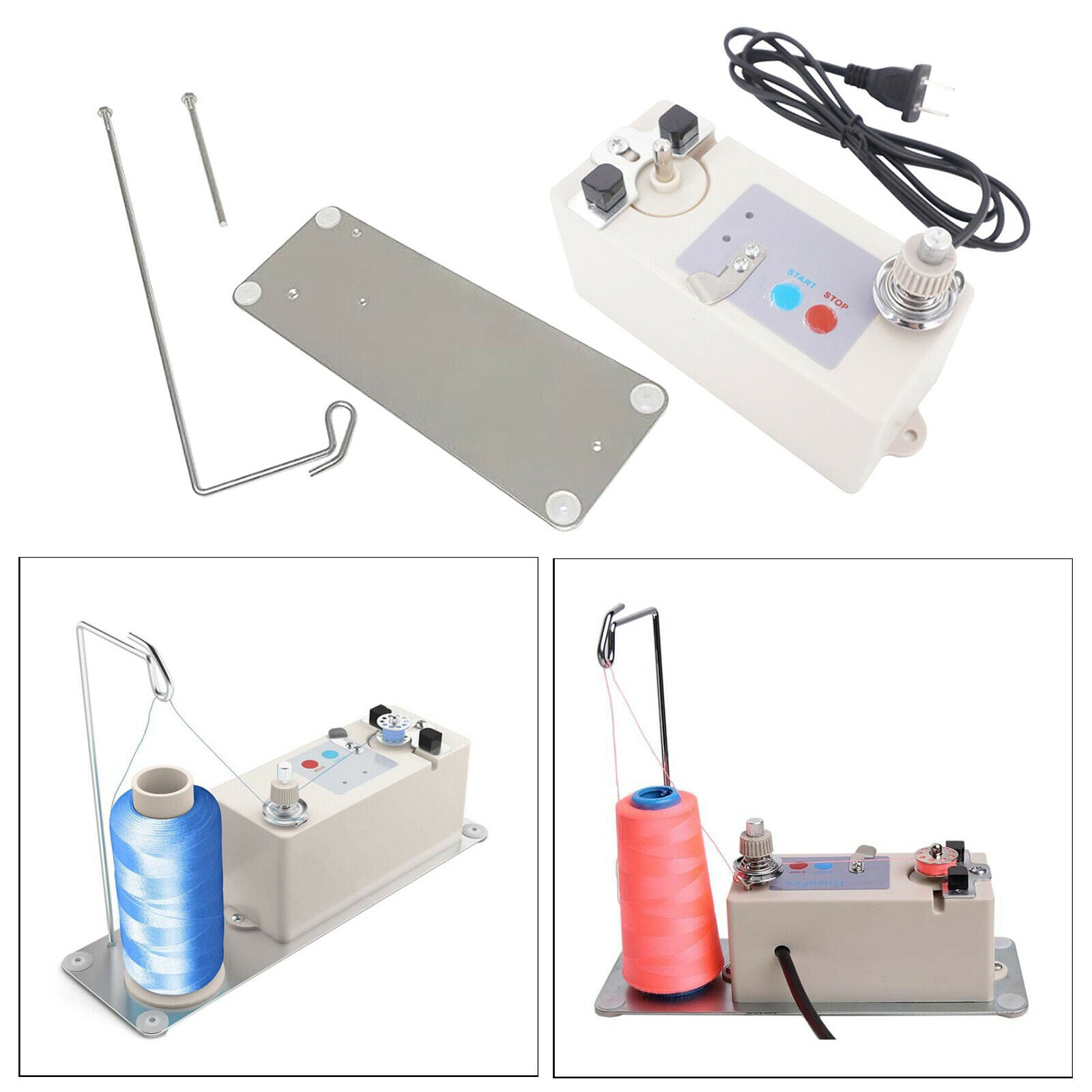 Automatic Bobbin Winder Electric Thread Yarn Winding Machine for Embroidery