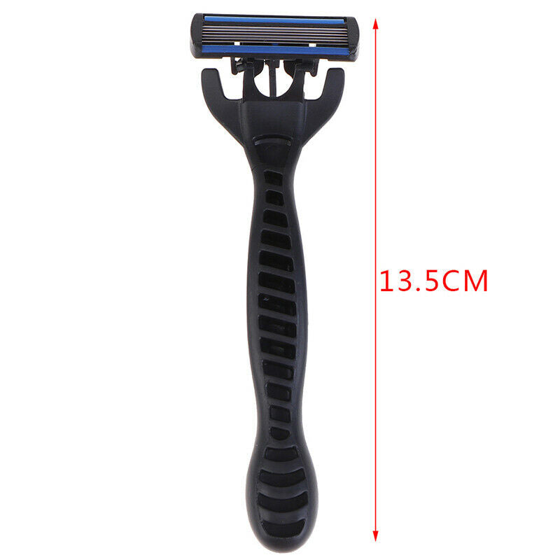 Men's Razor Blade Shaving Cassettes 6 Layer Straight Razor Beard MacDEAU