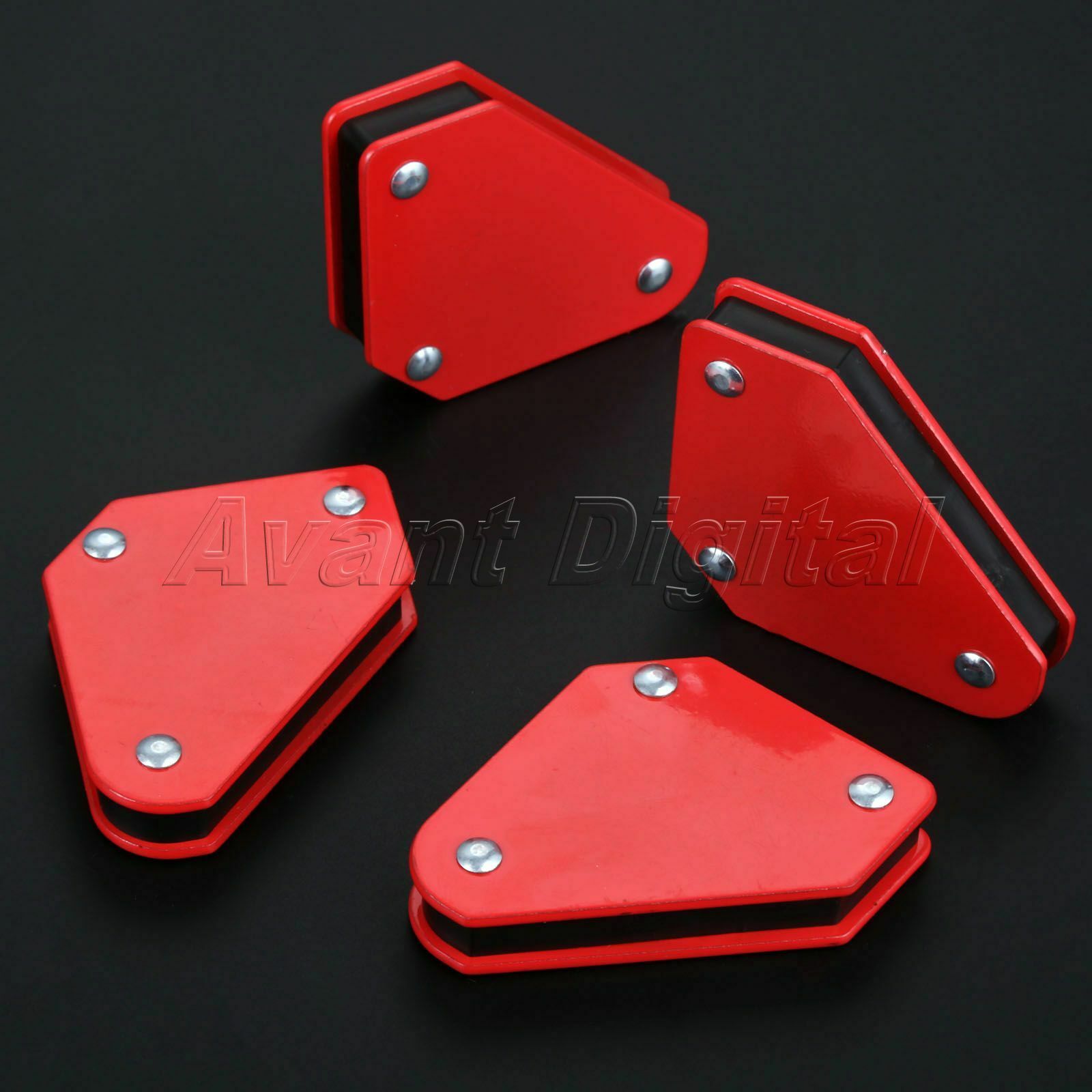 Welding Magnet Magnetic Square Welder Holder Arrow Clamp 45° 90° 135° 9Lb 4 Pcs
