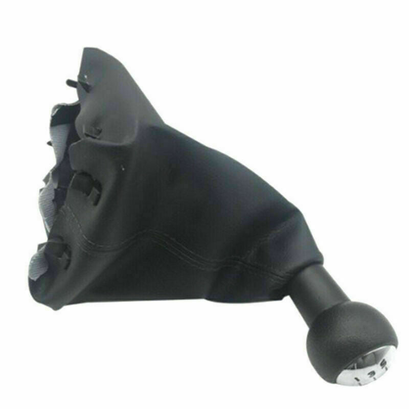 5 Speed Gear Shift Stick Gaitor Gaiter Knob Black For PEUGEOT 307  New