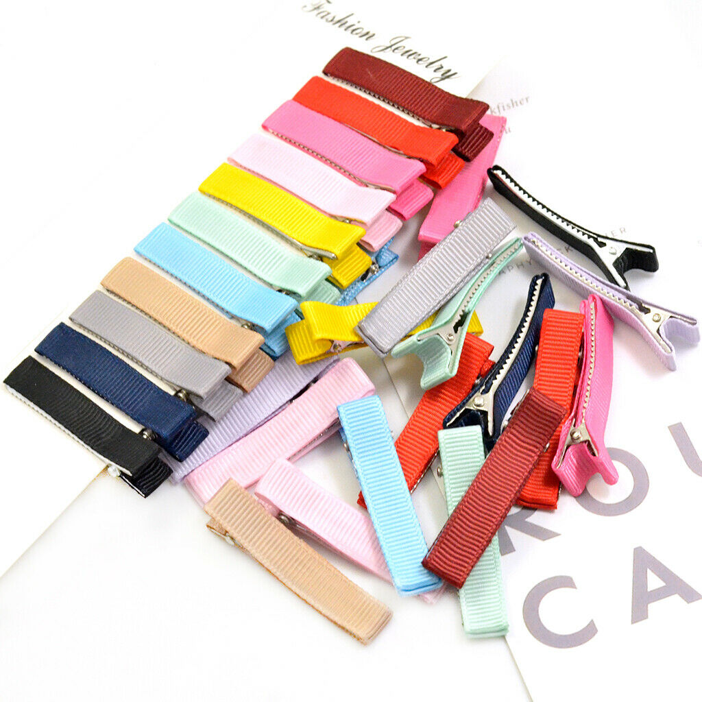 Colorful 30x Hairpins Alligator Headdress DIY Girls Women Baby Hair Pins