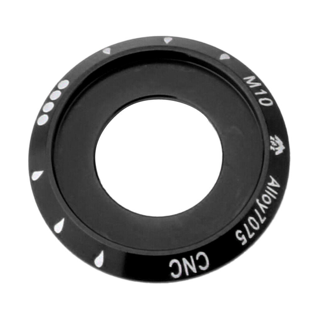 Bicycle Hubs Nut M10 Folding Fixed Gear Bike Wheel Hubs Axle Screw Black