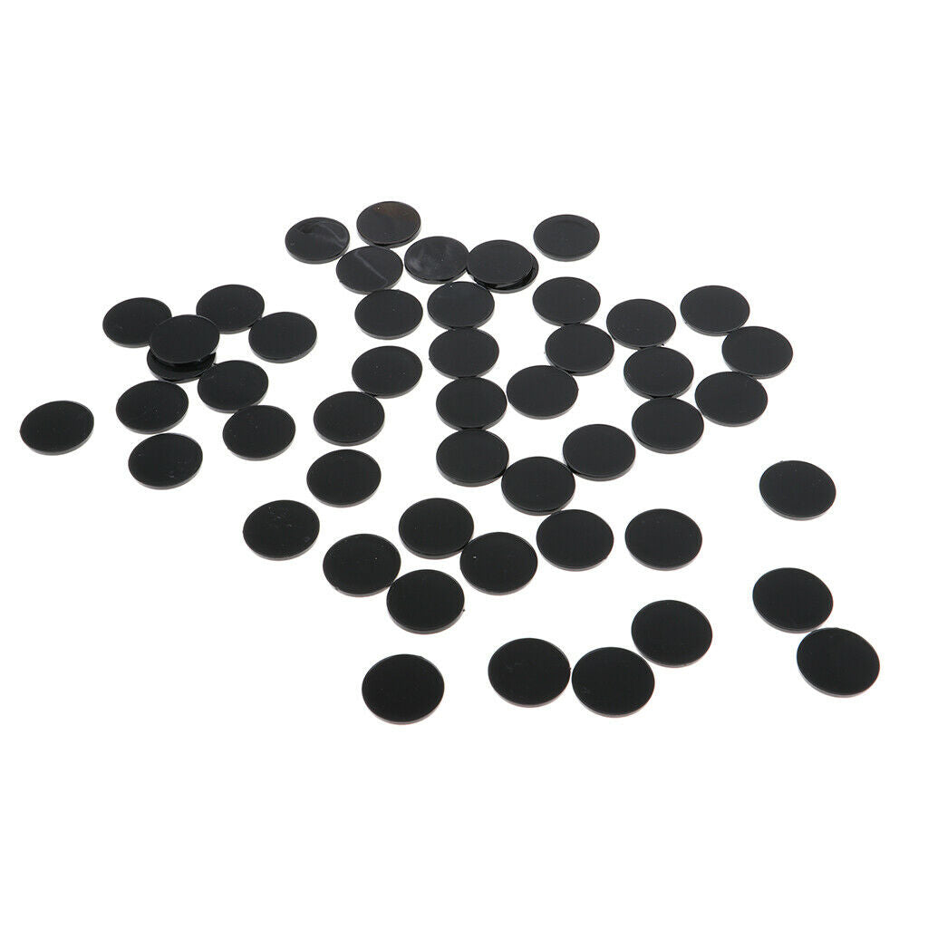 Pack Of 100 Round Plastic Bases
