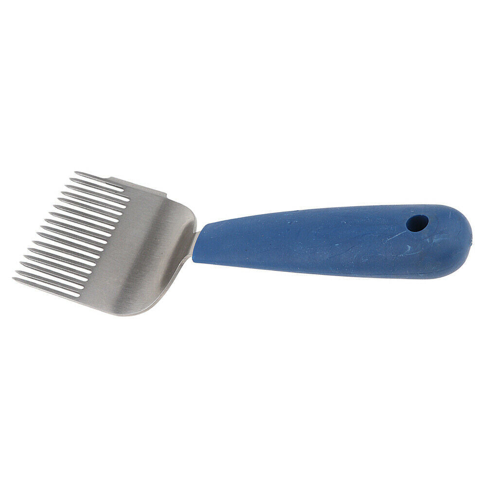 8'' Steel Straight Needle Uncapping Fork Bee Honey Sparse Rake Shovel Tool