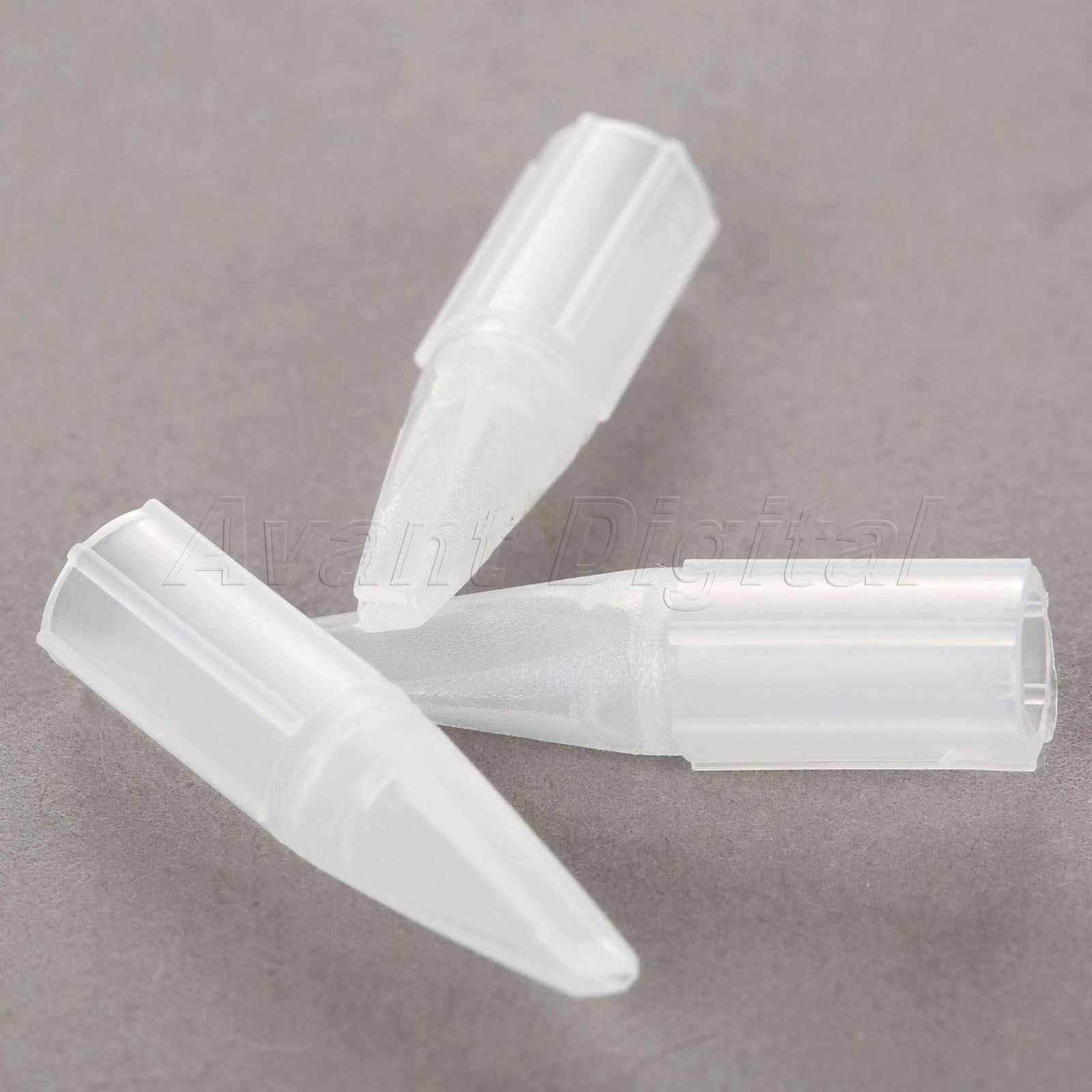 50pcs Convenient Tattoo Needle Tips Flat Mouth 5F Permanent Eyebrow Makeup Tool