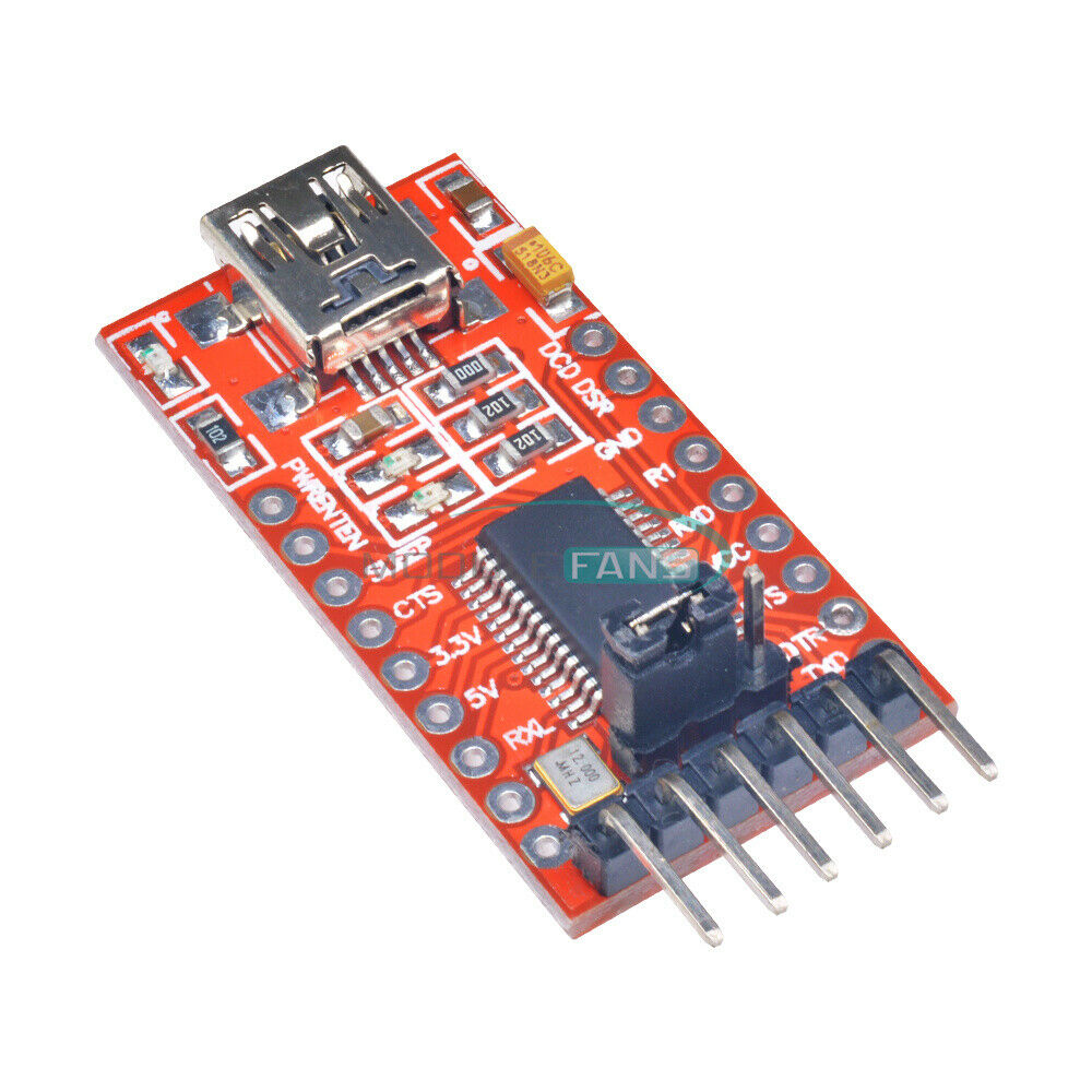 2Pcs TTL 3.3V 5.5V FT232RL FTDI Module Mini Port USB  Arduino Serials Adapter
