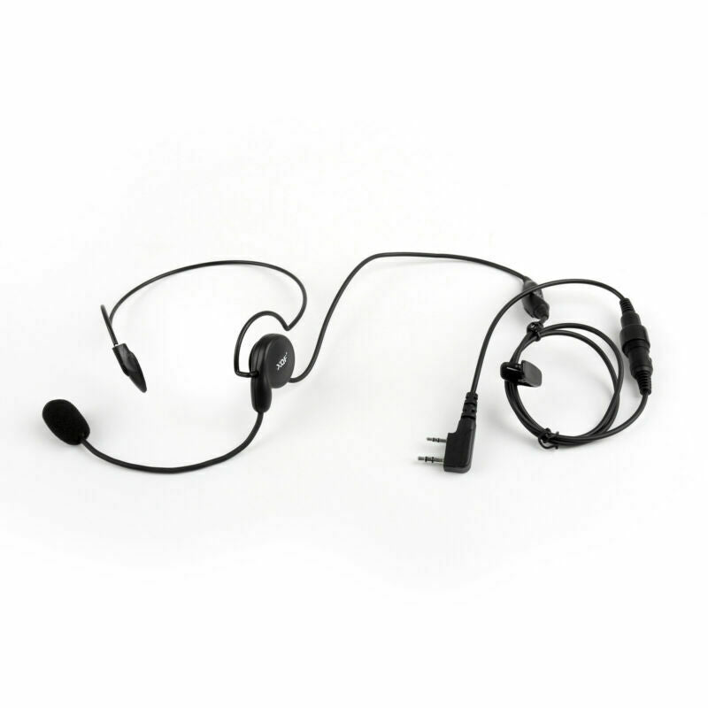 1Pcs Single Ear PTT Behind the Head Headset For Kenwood TK-3107 Baofeng Radio B5