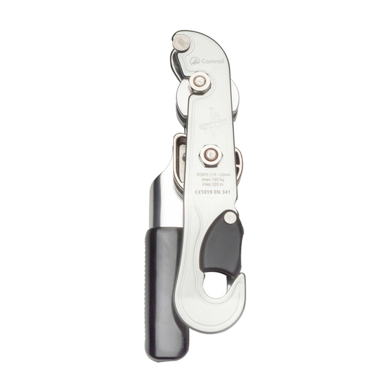 25KN Assisted Rock Climbing Self Braking Descender Rappel for Ropes 9-12mm