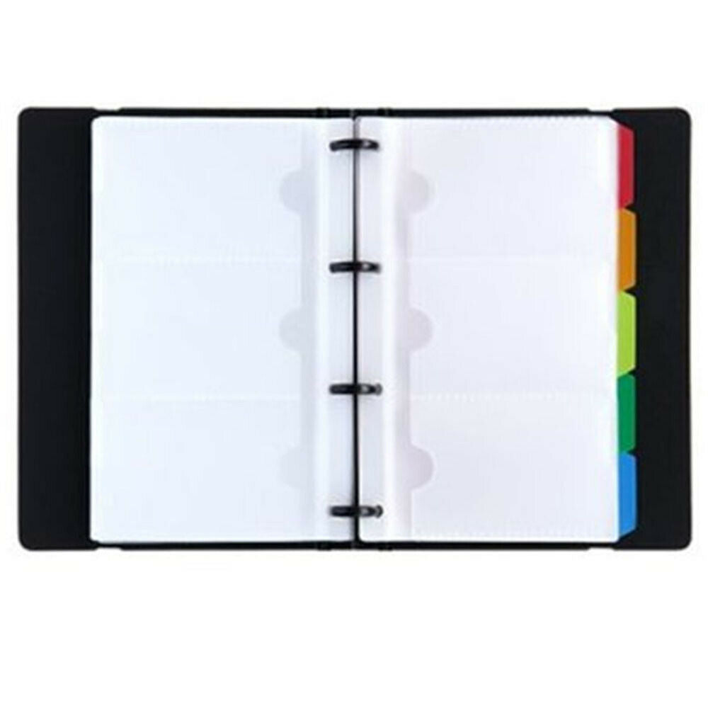 Business Card Holder & Card Stock with colorful stickers for Office Stationery