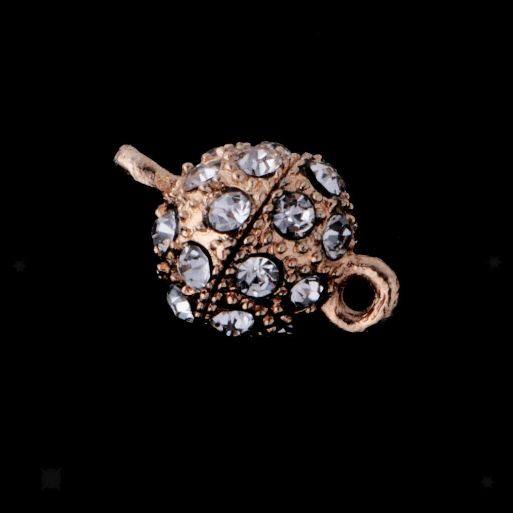 Find 6 pieces of rhinestone round ball brass magnetic clasps jewelry