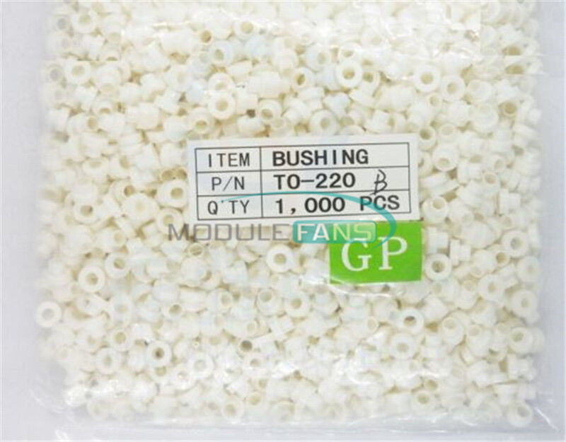200PCS Insulating Tablets Insulation Bushing Transistor Pads Circle TO-220 New
