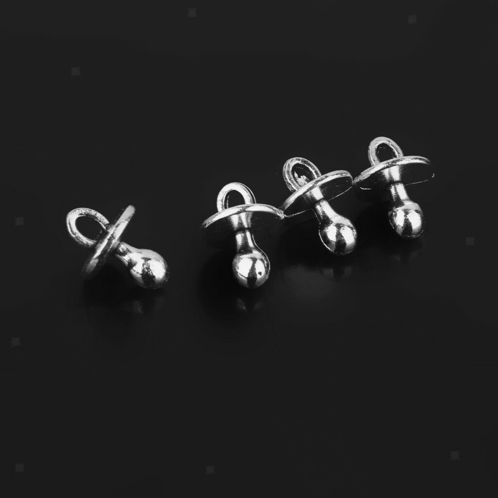 25pcs Baby Pacifier Charms Beads Pendants for DIY Kids Jewellery Crafts
