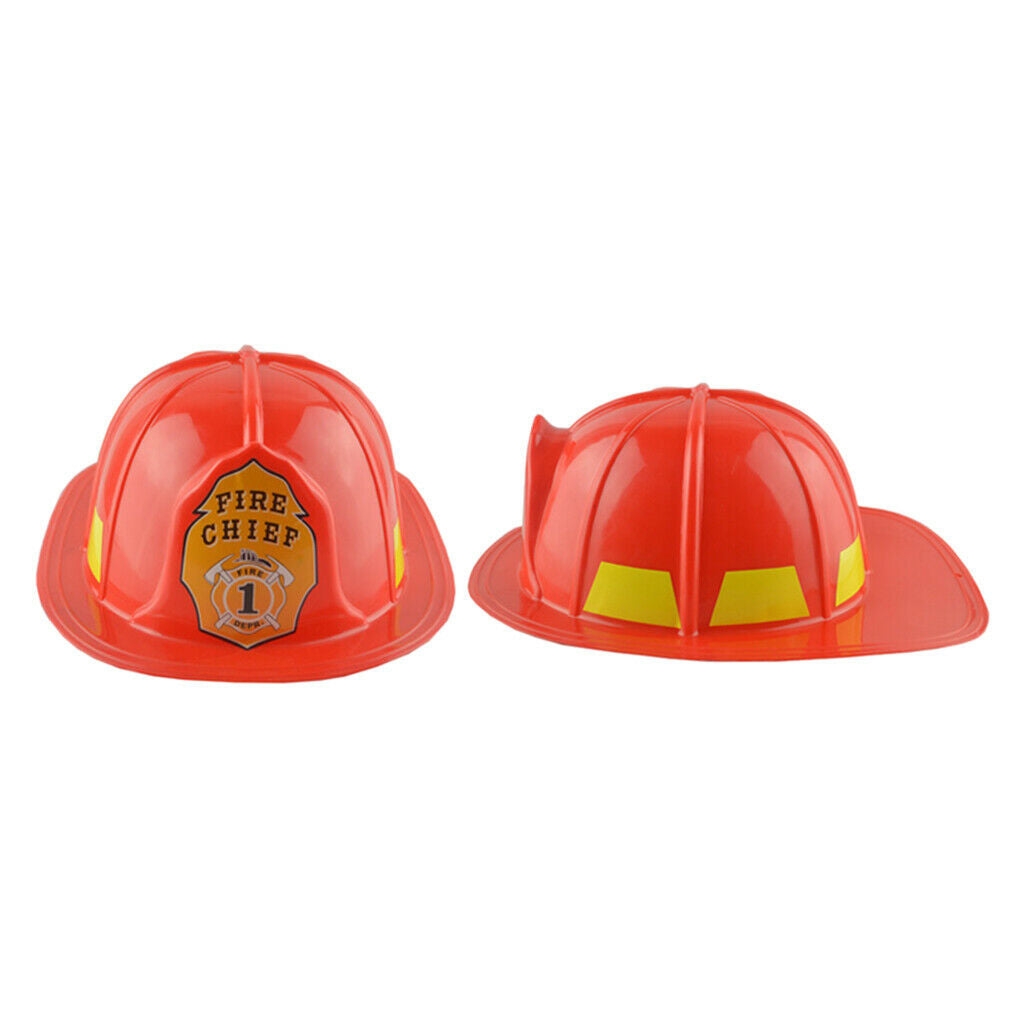 Firefighter Costume Helmet for Boys and Girls Pretend Play Set for Kids, Fireman
