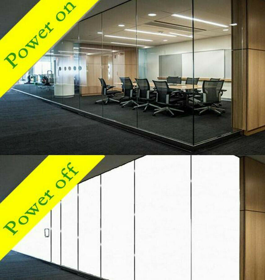 305mm x 1015mm White PDLC Smart film Glass Film + 1 set 50W power supply