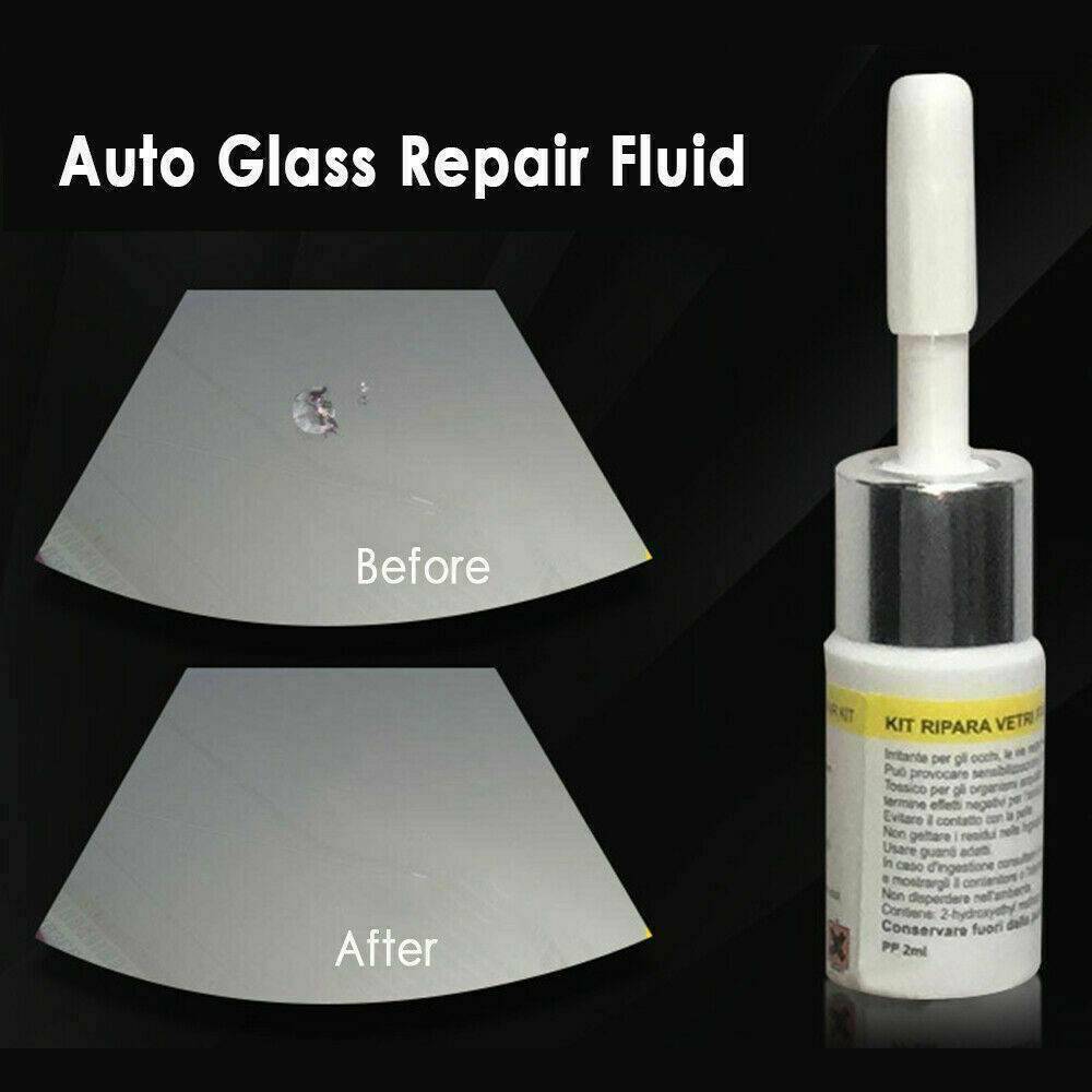 Automotive Glass Nano Repair Fluid Tool - Car Window Glass Crack Chip Repair Kit