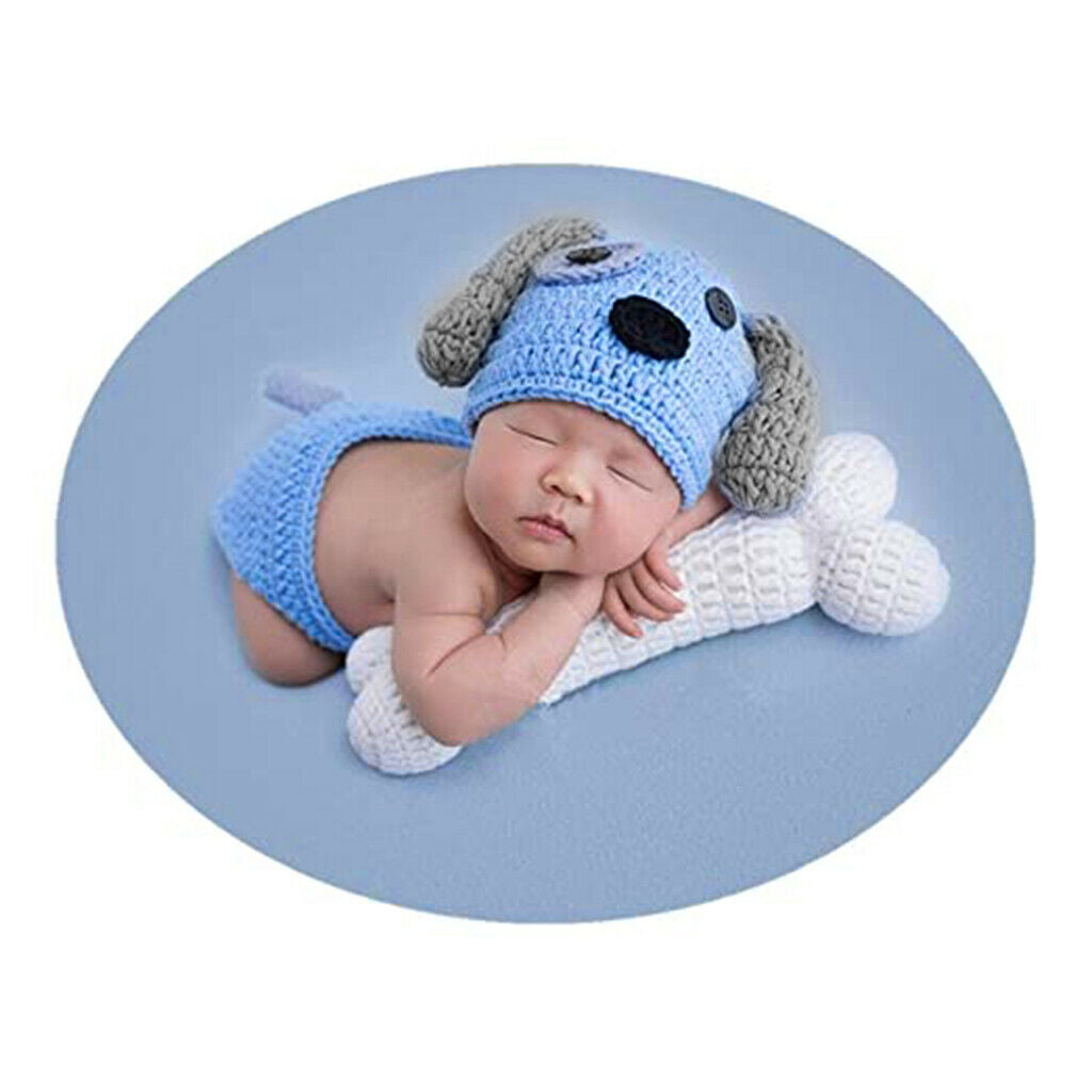 Photography Prop Baby Costume Cute Crochet Knitted Hat   Girl Boy Cute Animal