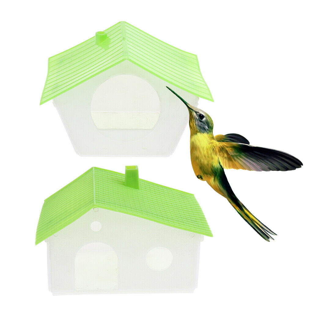 2Pcs Parakeet Nest Box Bird House Budgie Breeding Box for Lovebirds, Parrot Bird