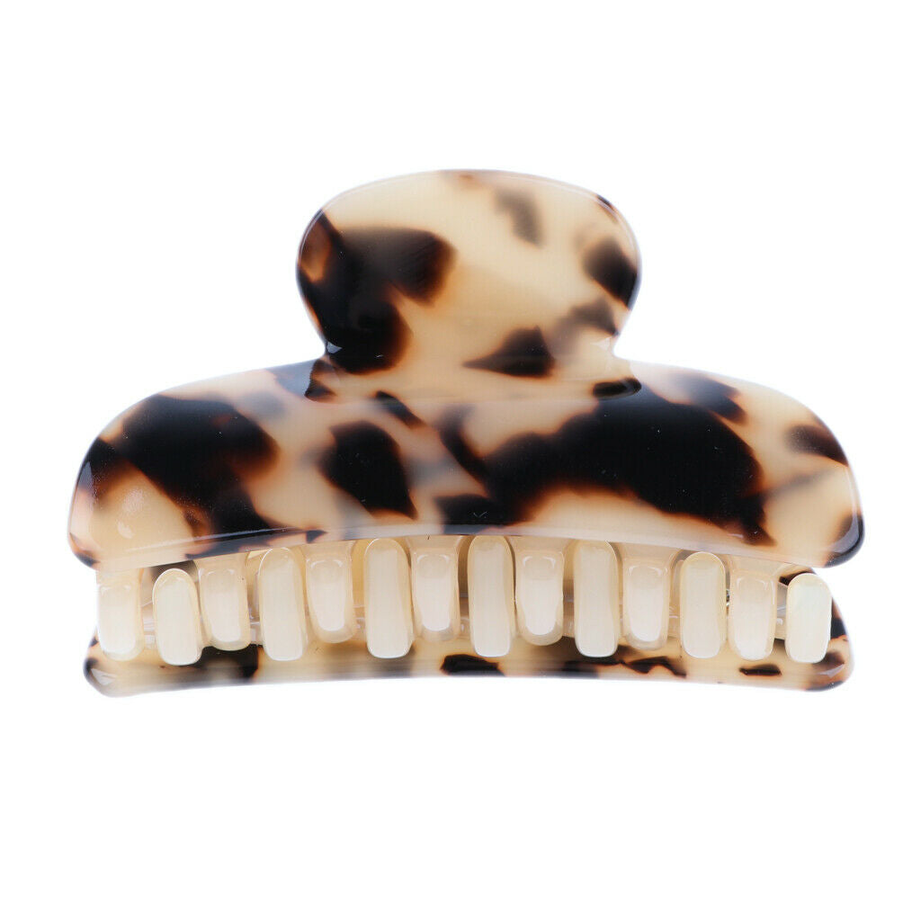 1xClassic Curved 8cm Long Large Strong Hair Claw Clip Clamp Grip Hair Accessory