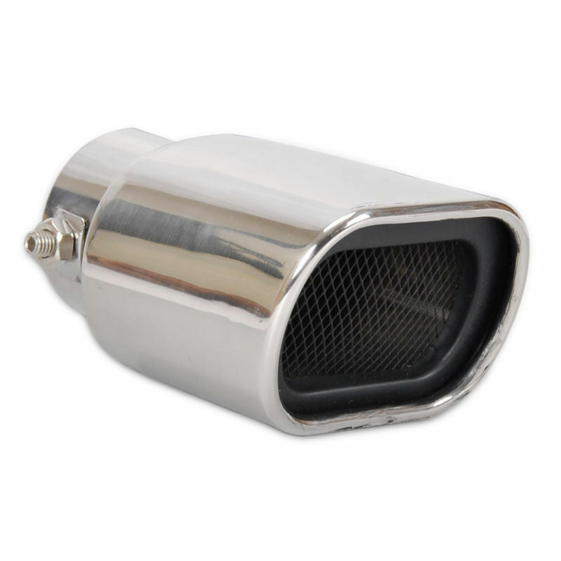 Car Straight Stainless Steel Exhaust Square Rear Tail Silencer Tip Pipe End 63mm