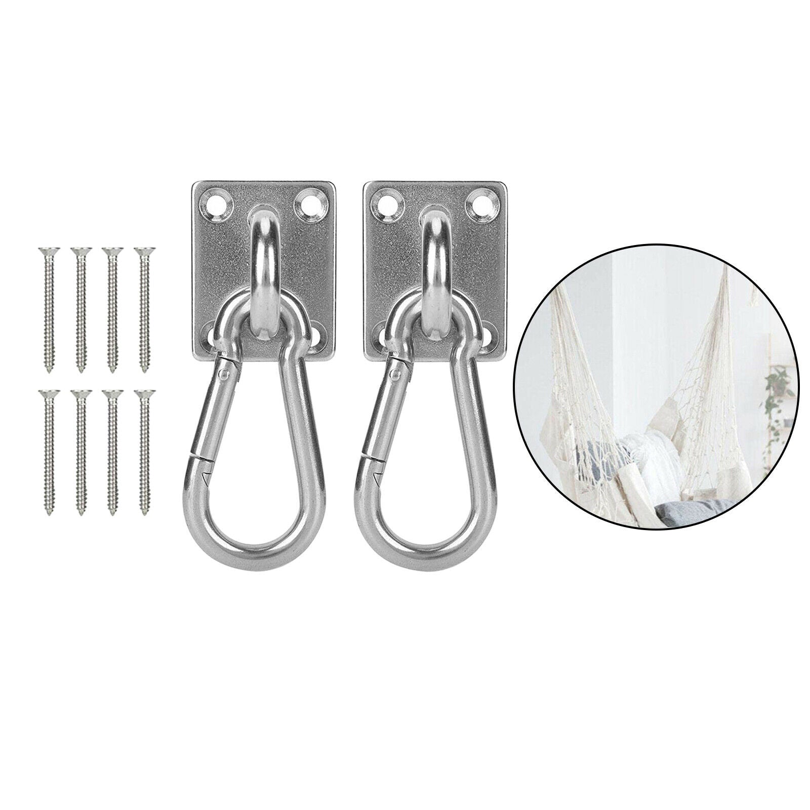 M6 Ceiling Anchor Buckle Aerial Yoga Hook Hanger Carabiner Screws Bolts