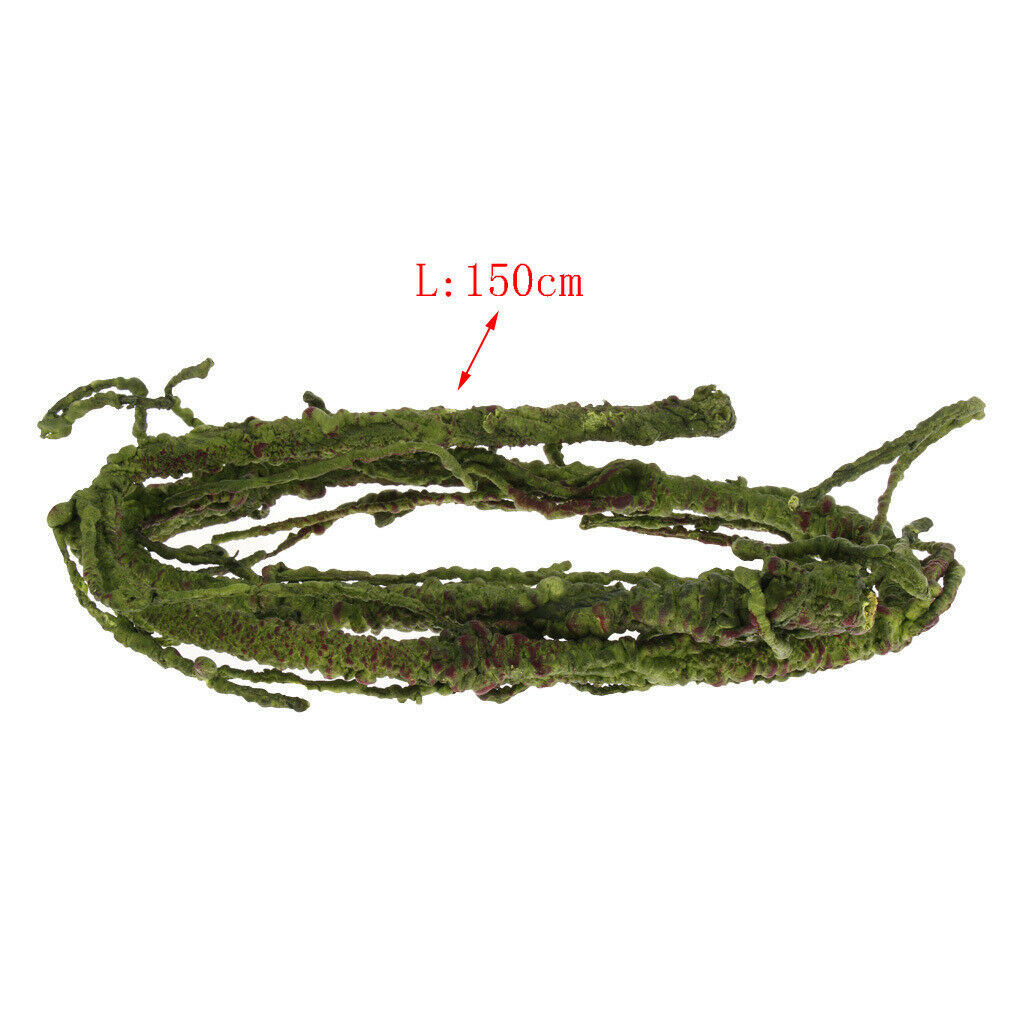 Reptiles Container Vine Climber Jungle Forest Bend Artificial Branch Terrarium
