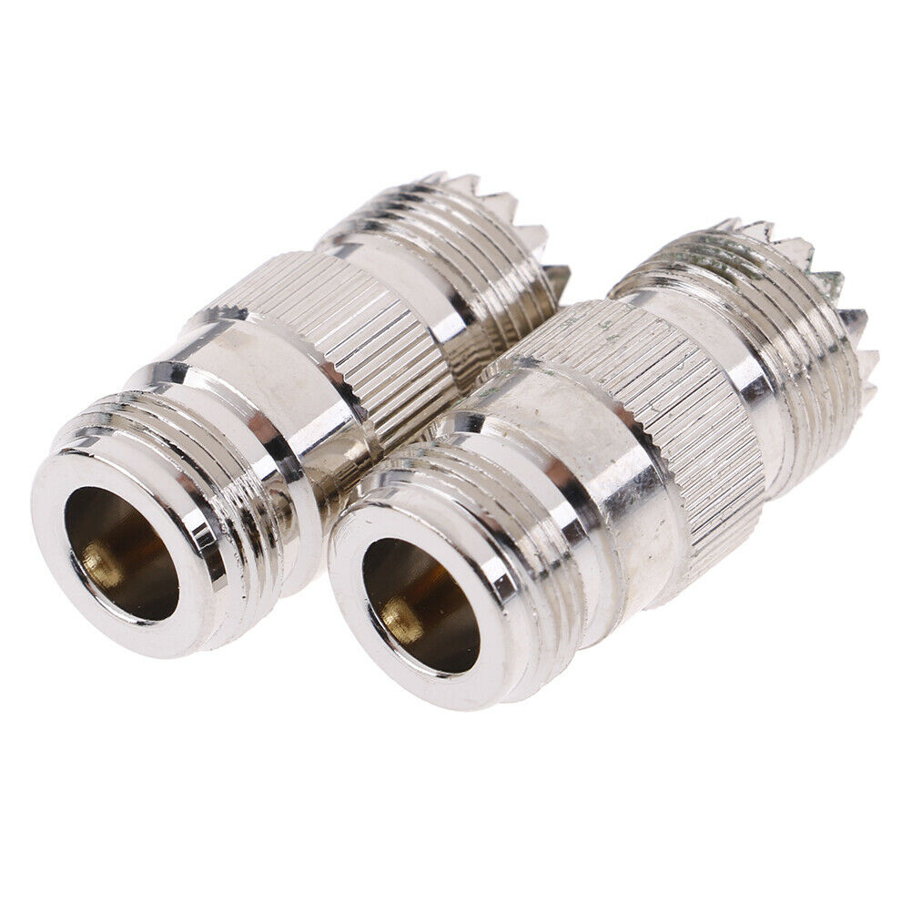 1 x N female to UHF female SO-239 SO239 jack straight RF adapter connecto.l8