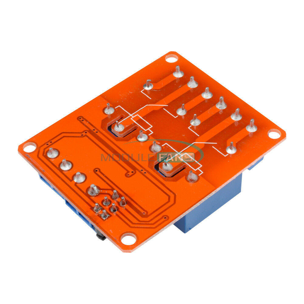 5V 2-Channel Relay Module With Optocoupler Support High and Low Level Trigger