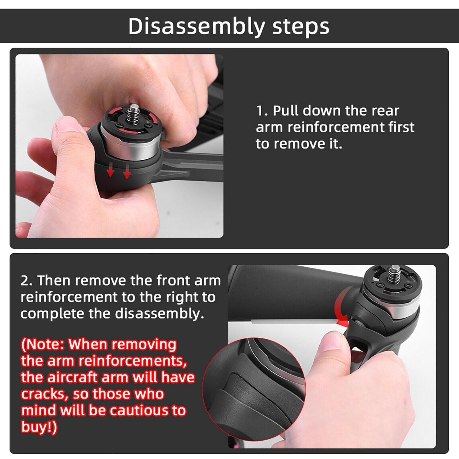 Maintenance Arm Reinforcement With Screwdriver for FPV Drone Accessories