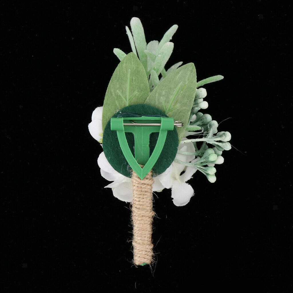 Wedding Artificial Corsage Bridal Groom Wedding Party Supplies C