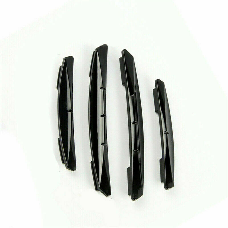 4Pcs Black Car Door Edge Anti-collision Protector Guard Scratch Strip Universal