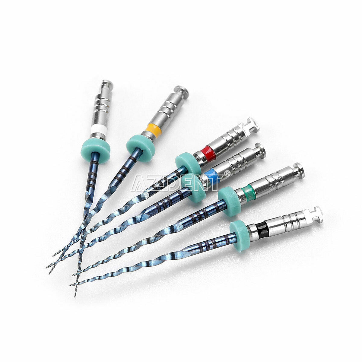3Pack Dental Endo V Blue NiTi Root Canal Rotary Files Engine Use 25mm 06 #15-#40