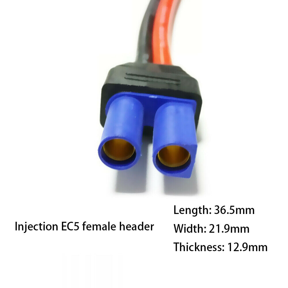 10AWG 15cm SAE Plug to EC5 Female Power Cord For Car Battery Solar Battery Cable