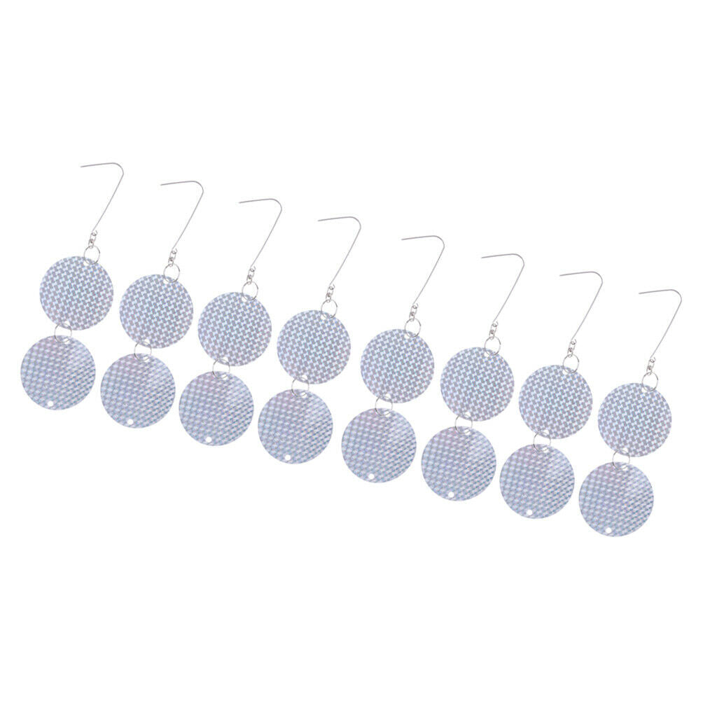 16pc Hanging Reflective Discs Bird Repellent Discs Bird Reflector Discs #2