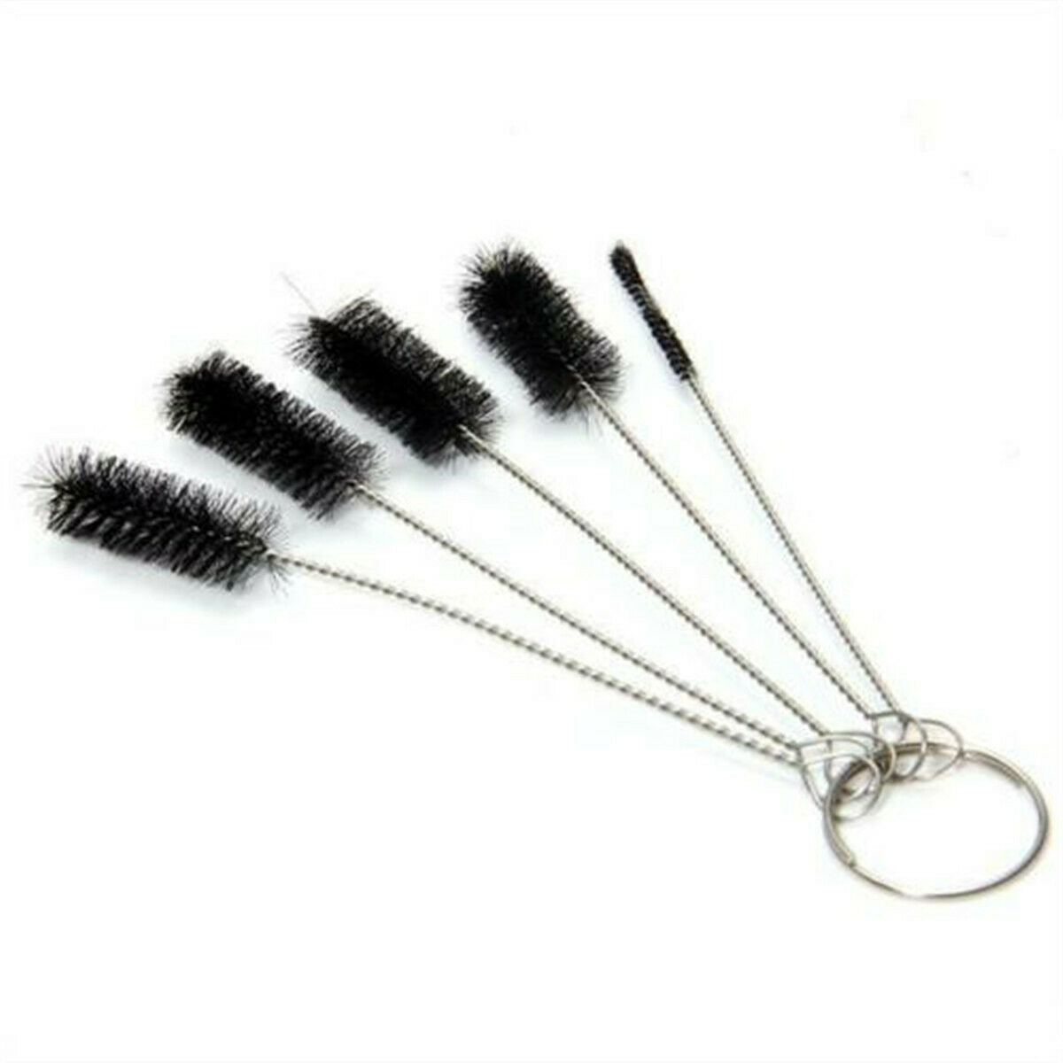 10 x Tattoo Cleaning Brushes Set Machine Tube Grip Tip Nozzle Body Art Accessory