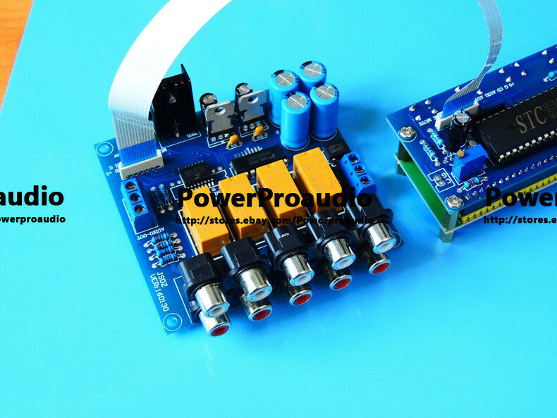 2017 New CS3310 Remote volume potentiometer Preamp board 4 ways input + display