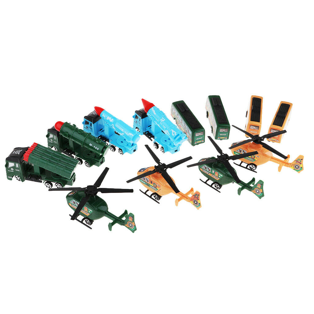 12pcs Mini Plastic Pull Back Vehicle Toys for Kids Boys Girls Birthday Gifts
