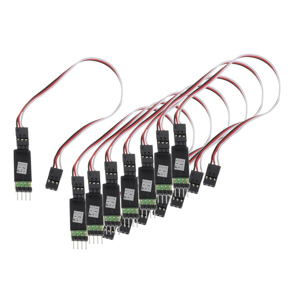 8pcs 3CH 2 Leds Light Control Switch for RC Car Crawler Buggy   Parts