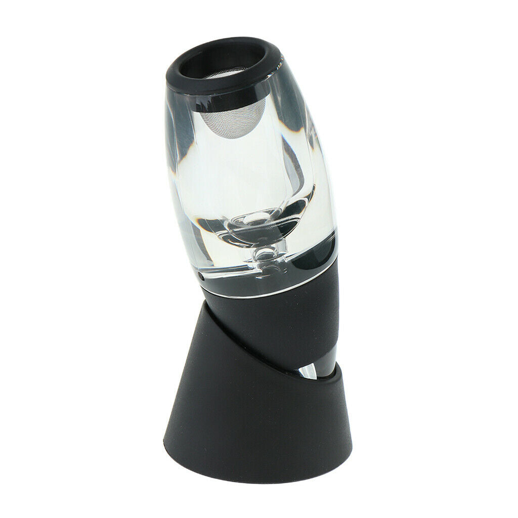 Wine Aerator Decanter Pourer Spout Diffuser with Base Bar Supplies Gadgets