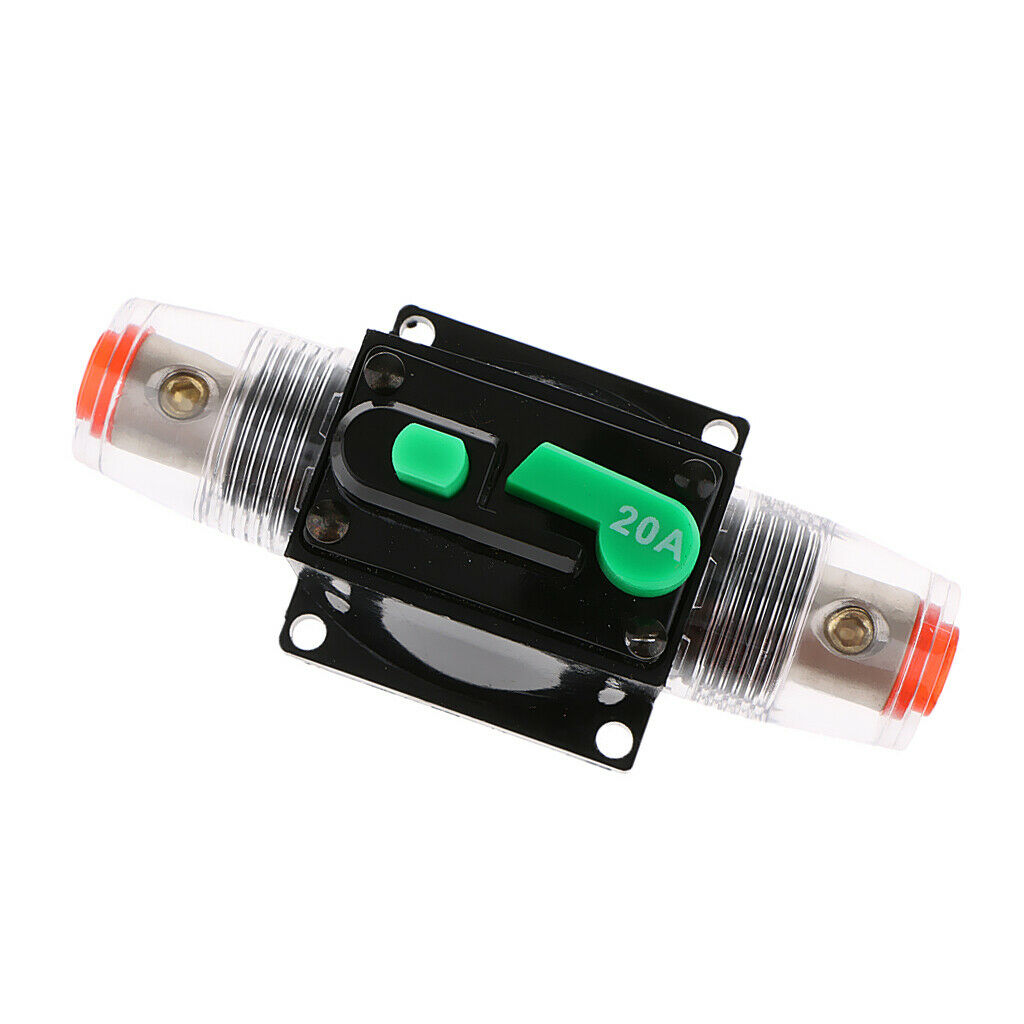 2pcs 20/40A Car Audio Circuit Breaker Fuse Reset Switch Overload DC12/24/32V