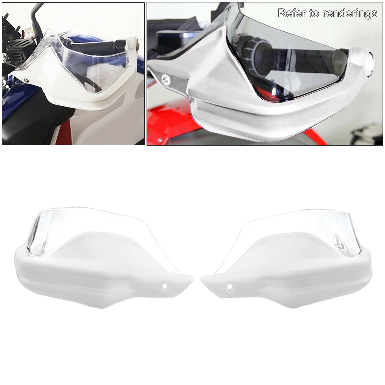Motorcycle Hand Shield for BMW S1000XR Motorbike Parts White Transparent