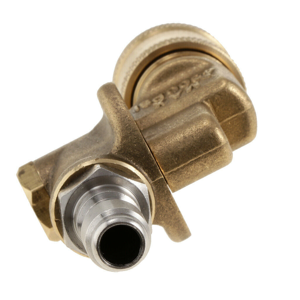 Pivots Coupler 1/4" Quick Connect Pressure Washer Nozzle 4500 PSI NEW