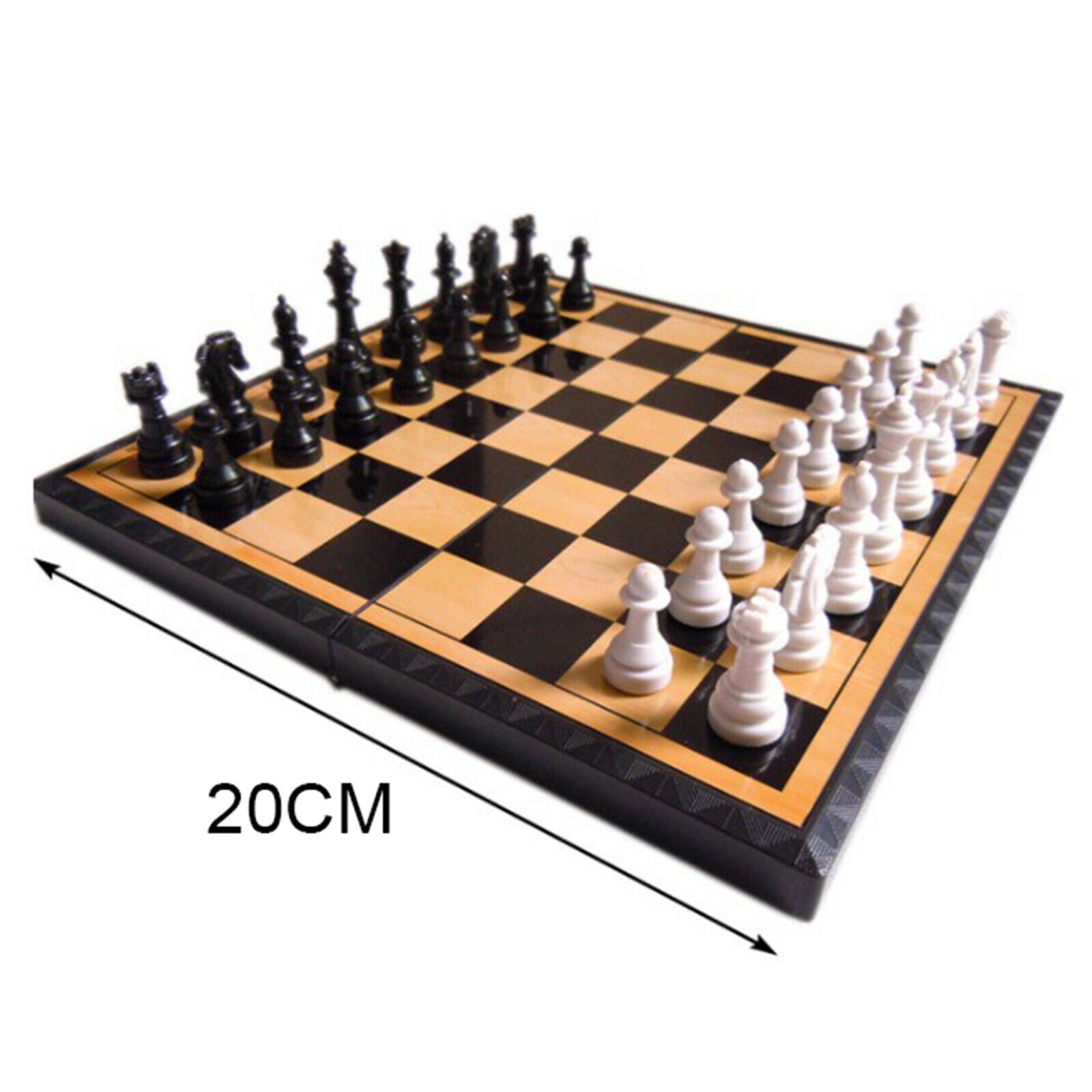 International Chess Set Folded Chessboard Magnetic Chess Pieces Board Games