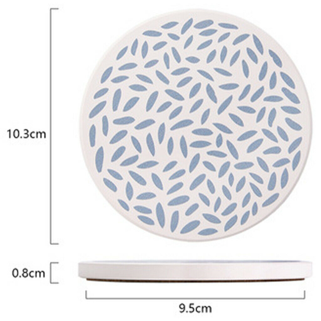 Set of 6 Kitchen Coasters Table Mat Heat for Dining Table Kitchen Cafe Bar