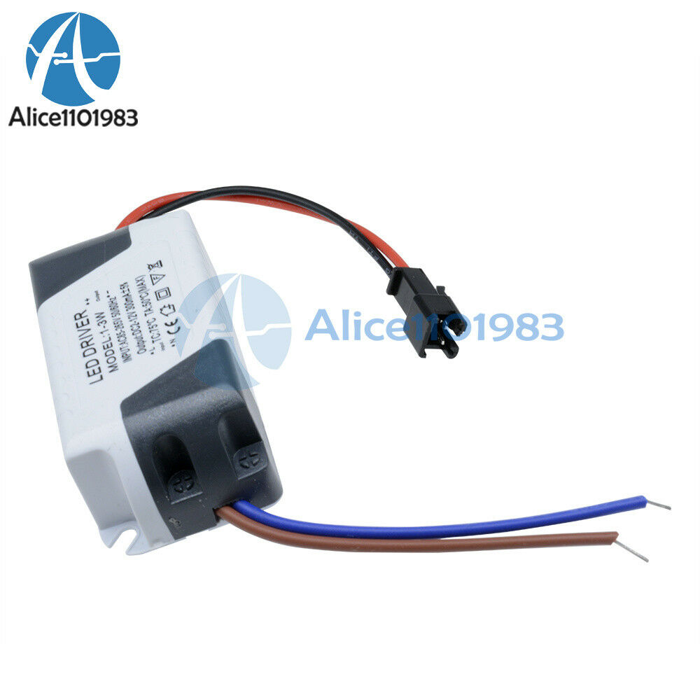 2PCS 3X1W AC 85V-265V to DC 12V LED Electronic Transformer Power Supply Driver
