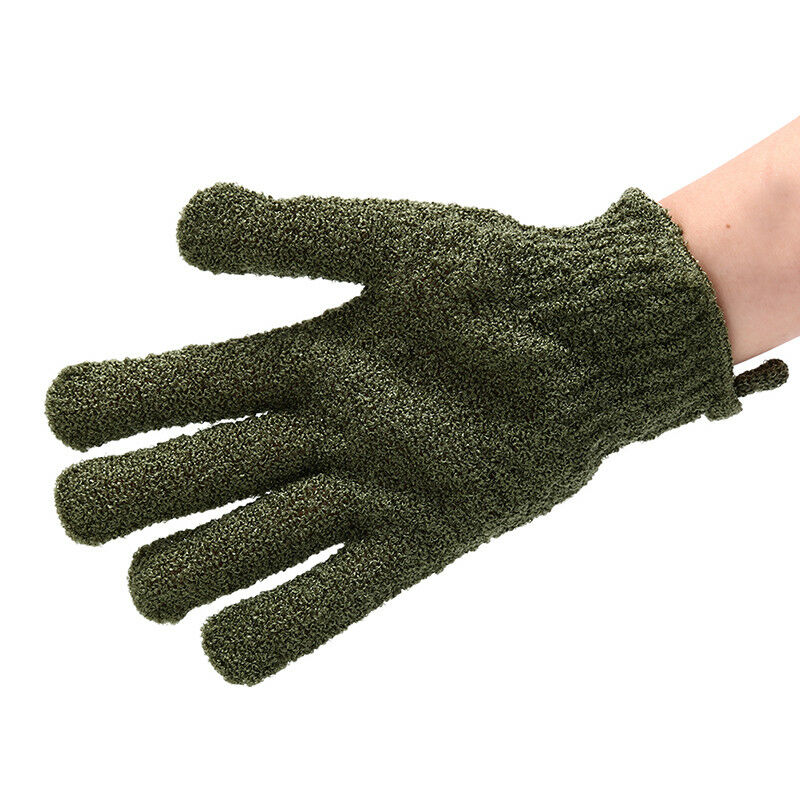 1pc shower exfoliating body scrub glove dead skin removal massage bath mit.l8
