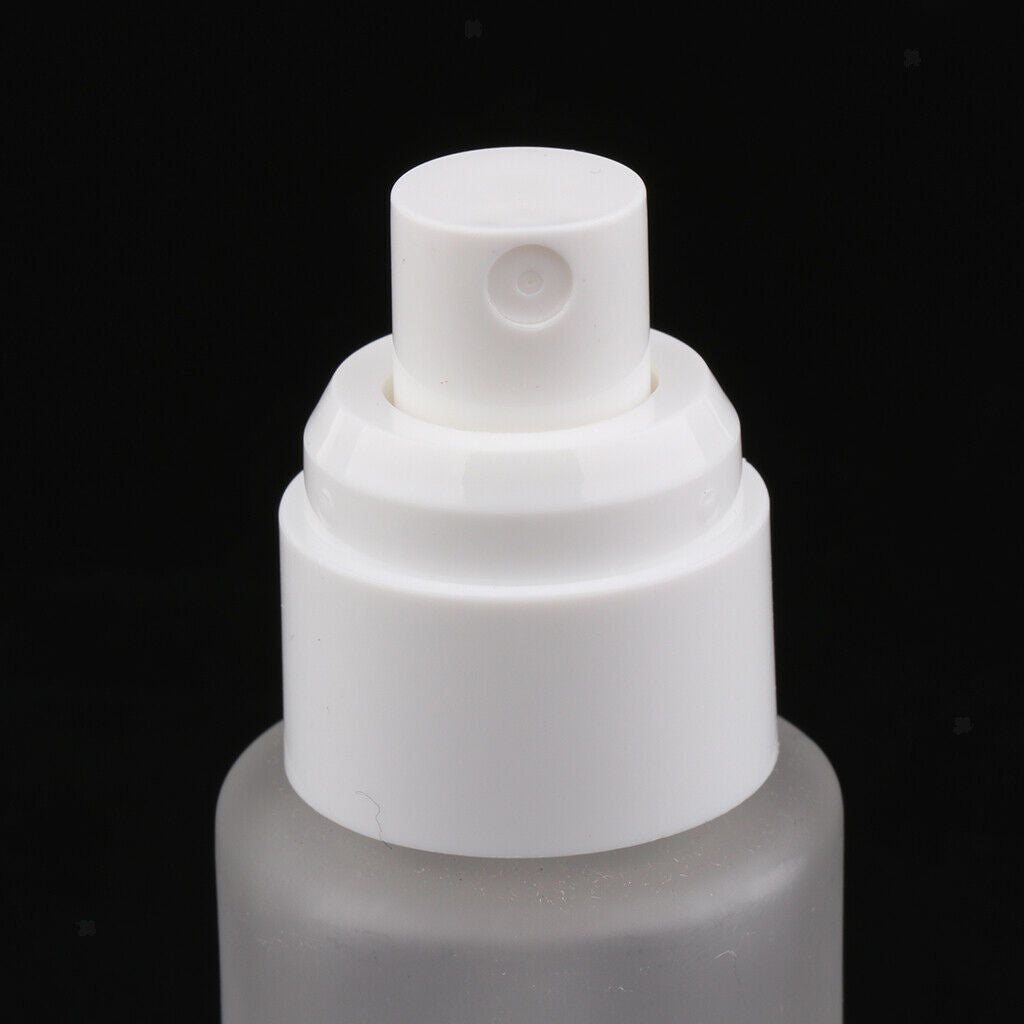 5Pcs Glass spray Bottles Refillable Cosmetic Container Leakproof 30ml white
