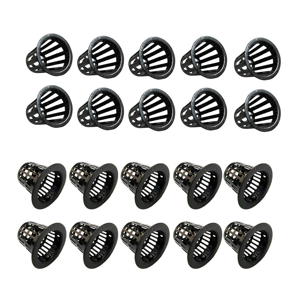 20Pcs Plastic Pond Plant Basket Aquarium Aquatic Water Plant Cultivate B,E