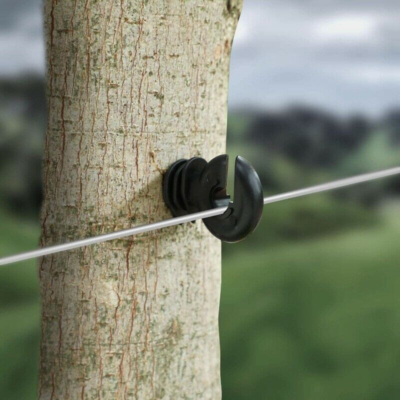 25Pcs Electric Fence Insulator Screw-in Insulator Fence  Post Wood Post InsulaU3