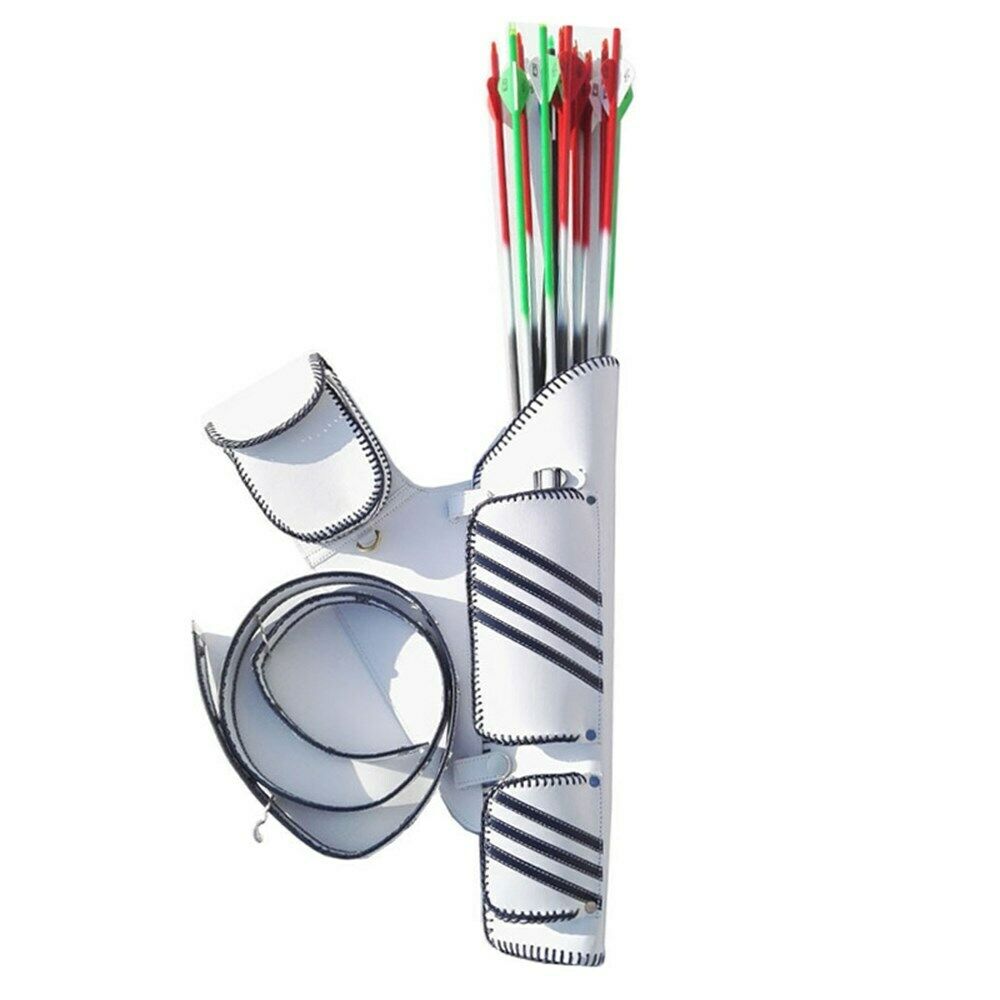 Archery Arrow Quiver Holder Bag Pouch Belt Adjustable Bow Hunting CA